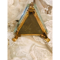 VERKOCHT - Antiek Frans bruidskistje 