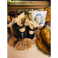 VERKOCHT - Knappe oude babyschoentjes 