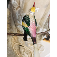 Antieke kerstvogel XL 