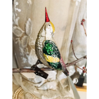 Antieke kerstvogel XL 