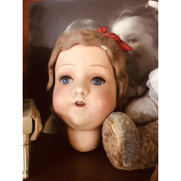 VERKOCHT - Oud poppenhoofdje 