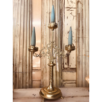 Uitzonderlijke mooie koperen kerkkandelaar. 