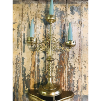 Uitzonderlijke mooie koperen kerkkandelaar. 