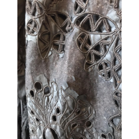 Mooie lange antieke victoriaanse rouw cape  van eind jaren 1800. 