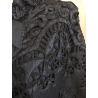 Mooie lange antieke victoriaanse rouw cape  van eind jaren 1800. 