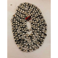 Antieke glazen kralenslinger of kerstslinger 