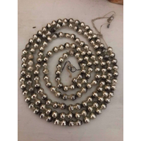 Antieke glazen kralenslinger of kerstslinger. 