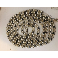 Antieke glazen kralenslinger of kerstslinger 