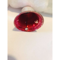 Mooie antieke glazen kerstbal van het gekende Belgische merk Ajeko.