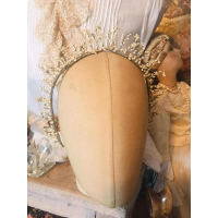 Antiek wassen bruidskroontje