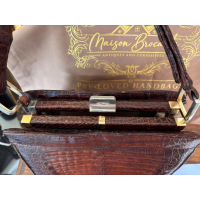Vintage krokodillenleren handtas – jaren 50–60