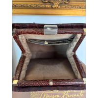 Vintage krokodillenleren handtas – jaren 50–60