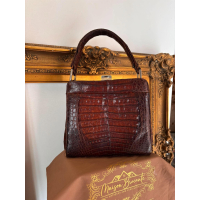 Vintage krokodillenleren handtas – jaren 50–60