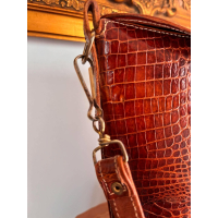 Vintage croco bucket bag – jaren 60–80