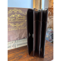Vintage handtas in krokodil-/kaaimanleer – luxe uitvoering
