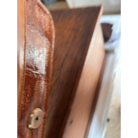 Vintage Jacques Heim hand- en schoudertas in krokodillenleer – jaren 80
