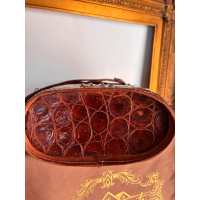 Vintage croco bucket bag – jaren 60–80