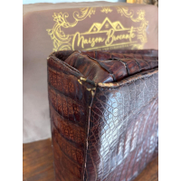 Vintage krokodillenleren handtas – jaren 50–60