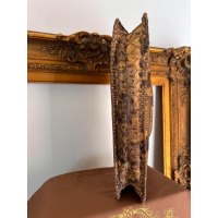 Vintage avondtasje / clutch in pythonleer – jaren 40–60