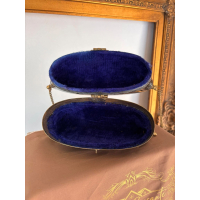 Antieke pillow purse in hoorn en messing – Art Deco – jaren 30