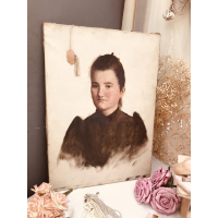 Prachtig portret van een klassevolle dame 