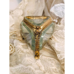 VERKOCHT - Antiek Frans bruidskistje 