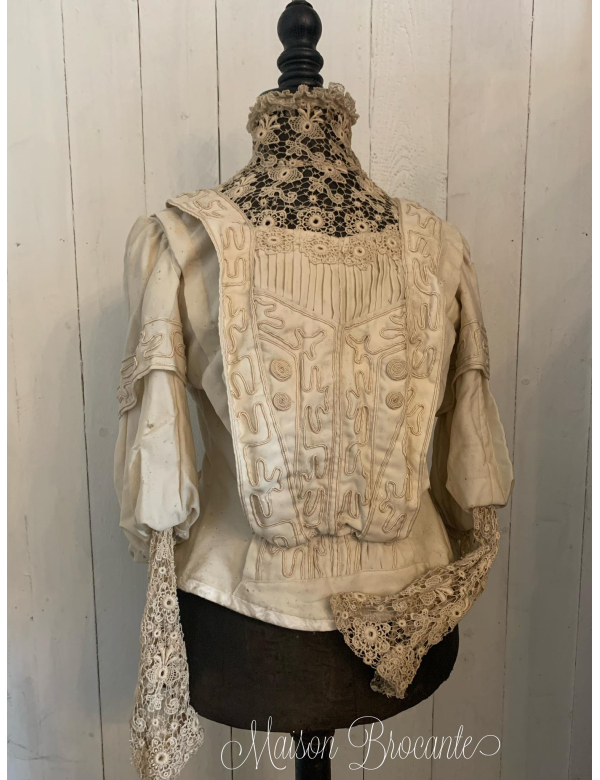 VERKOCHT - Prachtige victoriaanse bodice. 