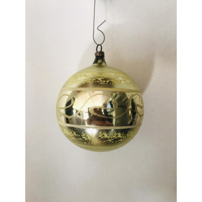 Oude glazen Kerstbal