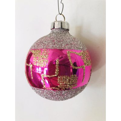 Oude glazen Kerstbal