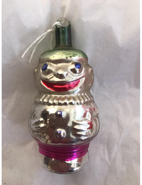 VERKOCHT - Clown of bowling pin man van het gekende Belgische merk ajeko. VERKOCHT - Clown of bowling pin man van het gekende Belgische merk ajeko.