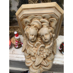 VERKOCHT - Prachtige antieke engelenconsole. 