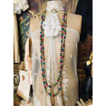 Prachtige oude kerstkralenslinger 