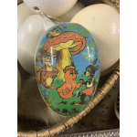 Oud papieren paaseii