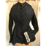 Mooie antieke victoriaanse bodice of hemdvestje van eind jaren 1800. 