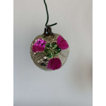 Mooie antieke glazen ster  van het gekende Belgische merk Ajeko. 