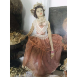 Antieke sofa doll / boudoir pop uit de jaren 1880.