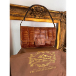 Vintage Jacques Heim hand- en schoudertas in krokodillenleer – jaren 80