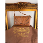 Vintage Qusala Indonesia handtas in slangenleer – handgemaakt